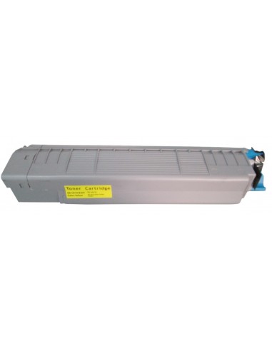 44643001 - Jaune - Toner Compatible Oki C801/C821