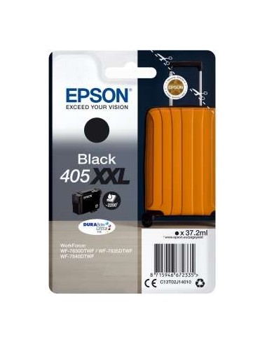 Epson 405XL - C13T05H64010 - Valise - Noir, Cyan, Magneta, Jaune - Pack de 4 Cartouches