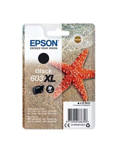 Epson 603XL - C13T03A14010 - Étoile de mer - Noir - Cartouche