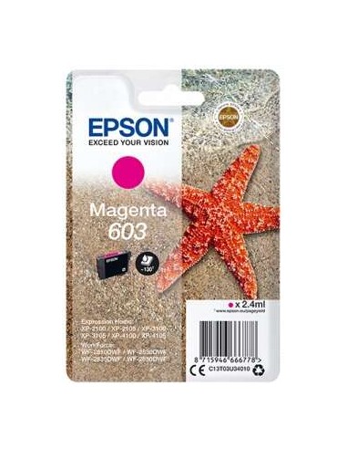 Epson 603 - C13T03U34010 - Étoile de mer - Magenta - Cartouche