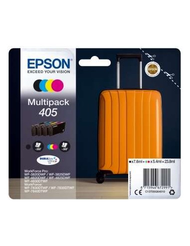 Epson 405 - C13T05G64010 - Valise - Noir, Cyan, Magneta, Jaune - Pack de 4 Cartouches