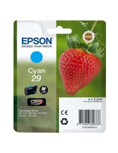 T2982 - 29 - Cyan - Cartouche Epson "Fraise" Claria 2