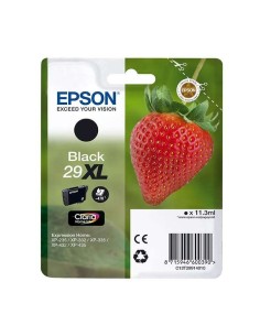 T2991 - 29XL - Noir - Cartouche Epson XL "Fraise" Claria 2