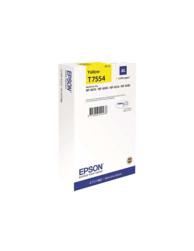 Epson T7554 - C13T755440/C13T75544N - Jaune - Cartouche