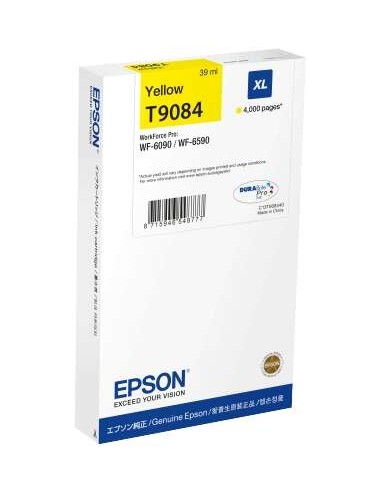 Epson T9084 - C13T908440 - Jaune - Cartouche